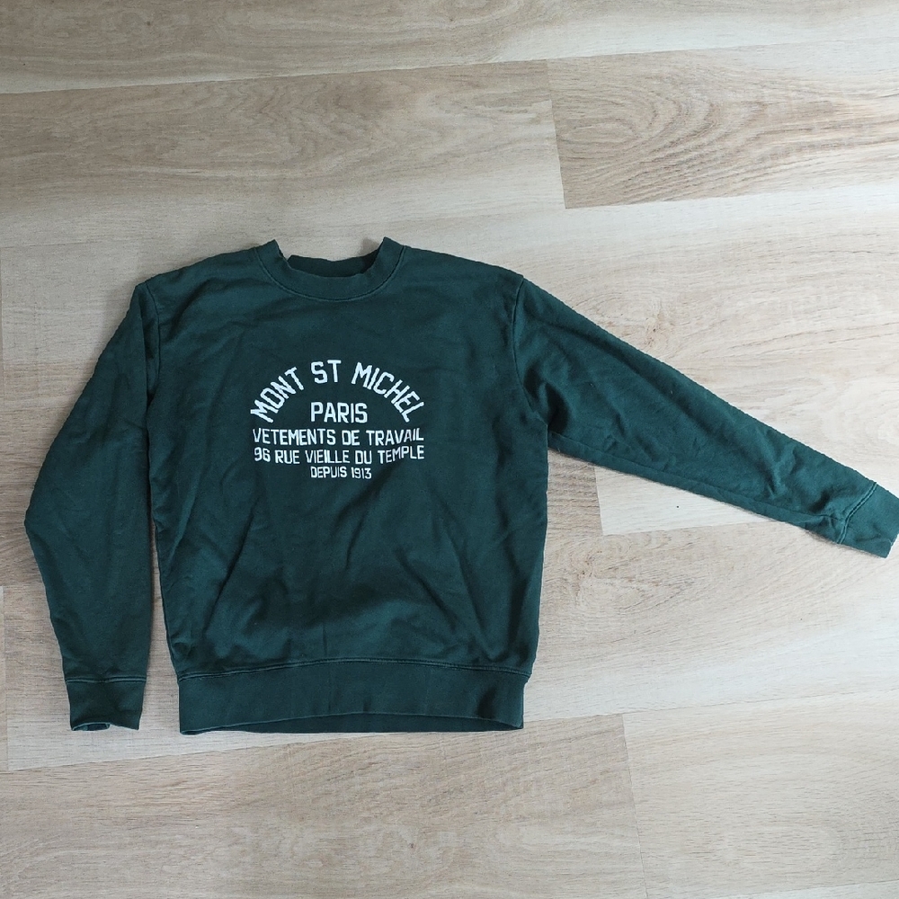 Dark Green Women's Crew Neck Sweater
